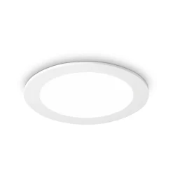 Ideal-Lux - Lampada da incasso GROOVE FI 10W ROUND 3000K, 12 x 12 x h4 cm,<Dmora Discount