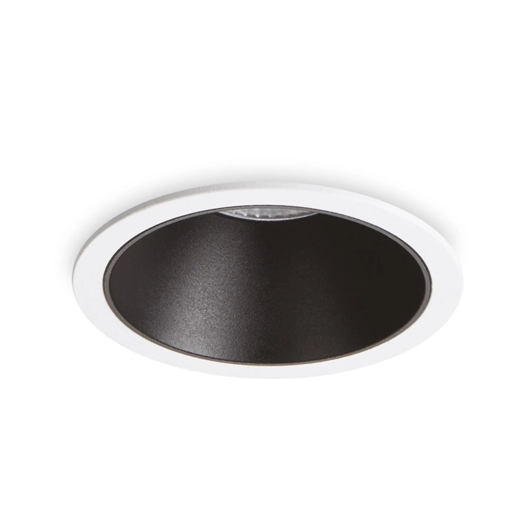 Ideal-Lux - Lampada da incasso GAME TRIM ROUND 11W 3000K WH BK, 9 x 9 x h8 cm, Bianco e Nero<Dmora Best Sale