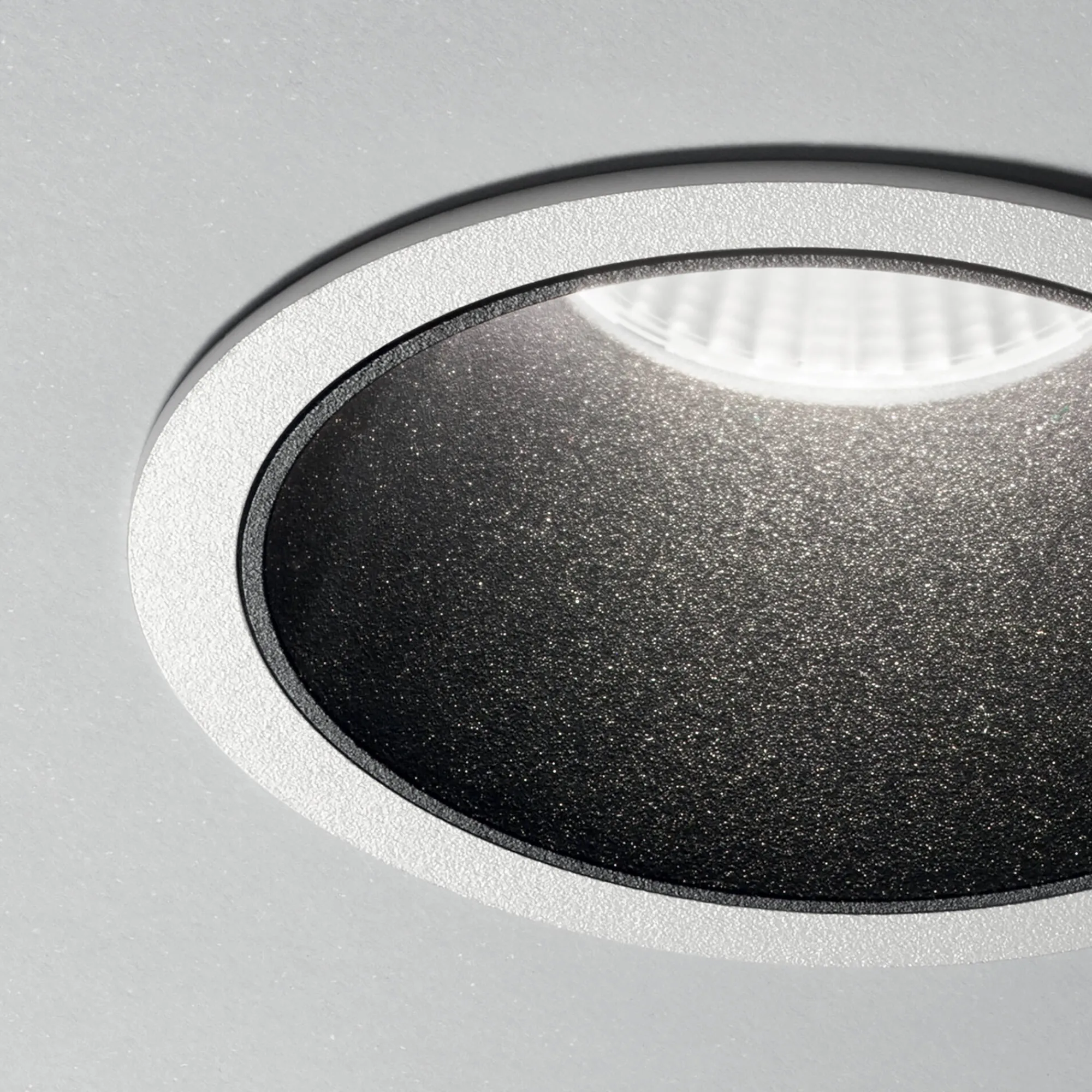 Ideal-Lux - Lampada da incasso GAME TRIM ROUND 11W 3000K WH BK, 9 x 9 x h8 cm, Bianco e Nero<Dmora Best Sale
