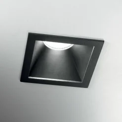 Ideal-Lux - Lampada da incasso GAME TRIM SQUARE 11W 3000K BK BK, 8 x 8 x h12 cm,<Dmora Fashion