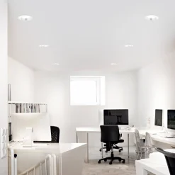 Ideal-Lux - Lampada da incasso OFF FI 28W 3000K WH, 16 x 16 x h10 cm,<Dmora Hot