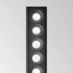 Ideal-Lux - Lampada da incasso LIKA FI SLIM 10W 3000K BK, 12 x 3 x h4 cm,<Dmora Flash Sale