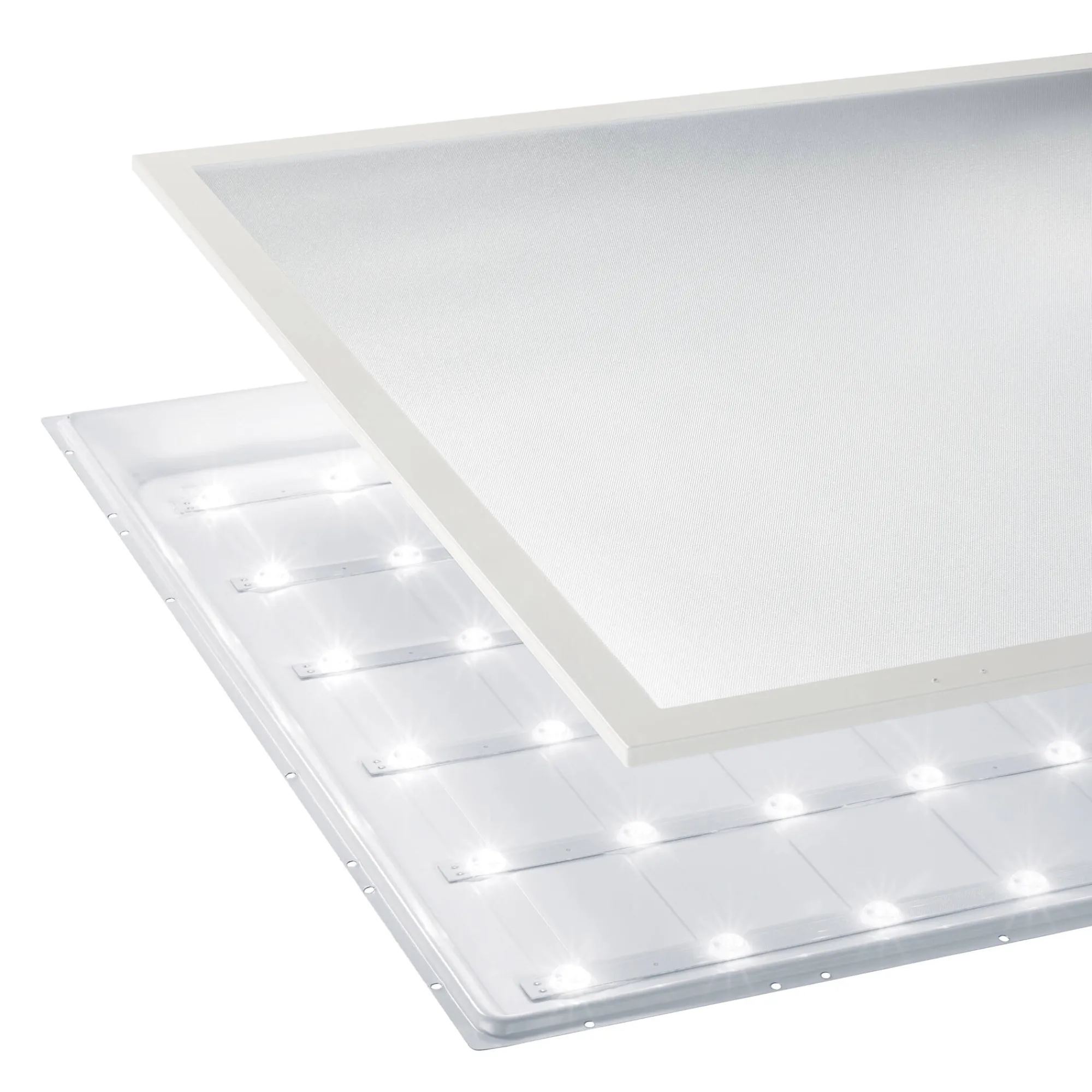 Ideal-Lux - Lampada da incasso LED PANEL FI 4000K CRI90, 60 x 60 x h2 cm,<Dmora Clearance