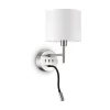 Ideal-Lux - Lampada da parete SET UP MAP2 NICKEL, 12 x 21 x h21 cm,<Dmora Store