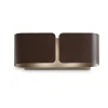 Ideal-Lux - Lampada da parete CLIP AP2 MINI COFFEE, 25 x 9 x h8 cm,<Dmora Outlet