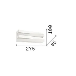 Ideal-Lux - Lampada da parete VIRTUS AP 3000K, 28 x 10 x h9 cm,<Dmora Online