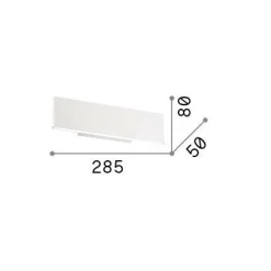 Ideal-Lux - Lampada da parete DESK AP2 , 29 x 8 x h5 cm,<Dmora Outlet
