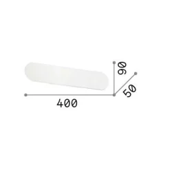 Ideal-Lux - Lampada da parete ECHO AP D40 , 40 x 9 x h5 cm,<Dmora Flash Sale