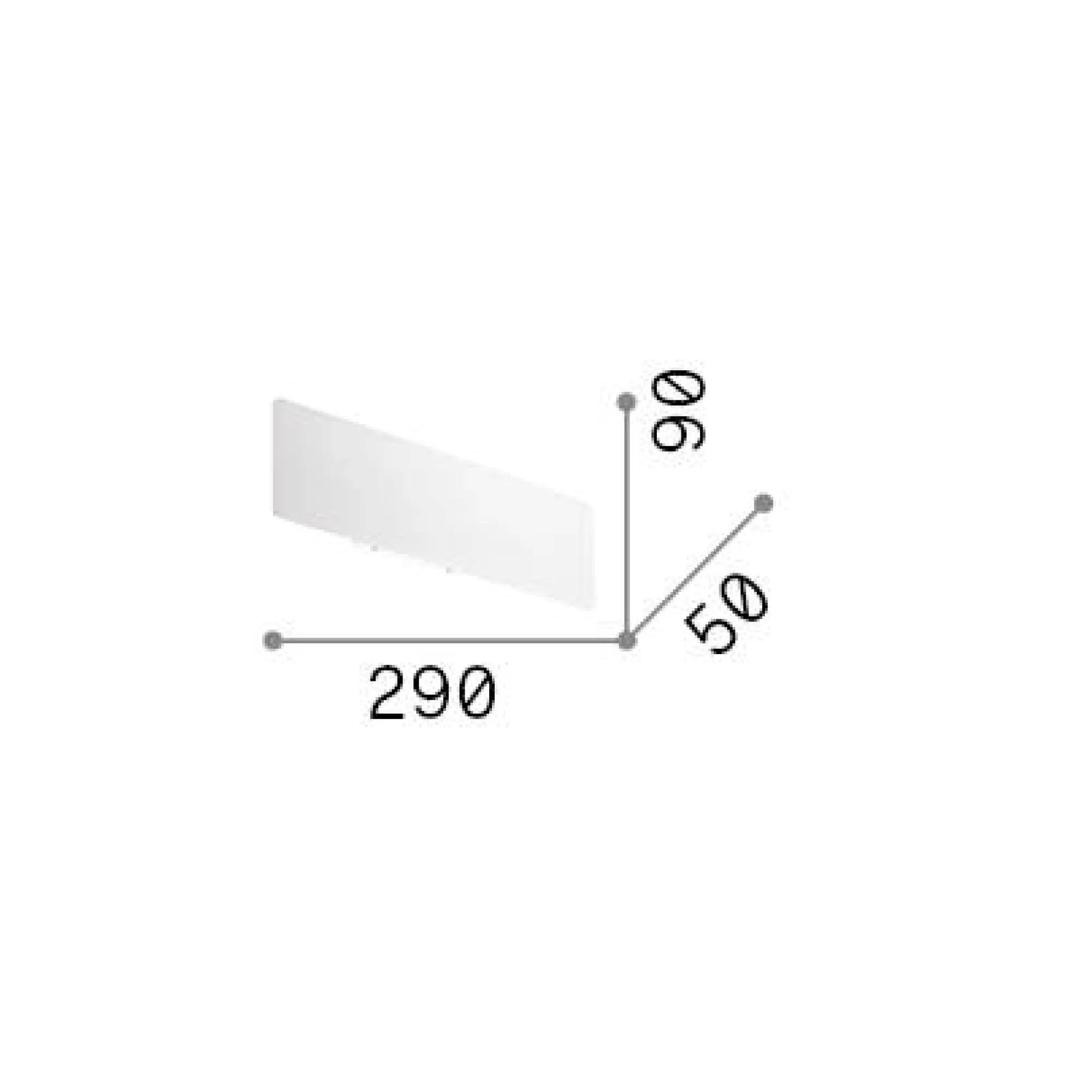 Ideal-Lux - Lampada da parete ZIG ZAG AP D29 3000K , 29 x 9 x h5 cm,<Dmora Sale