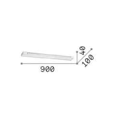 Ideal-Lux - Lampada da parete BALANCE AP D90 , 90 x 4 x h10 cm,<Dmora Flash Sale