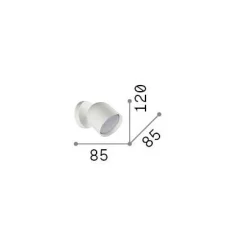 Ideal-Lux - Lampada da parete DODO AP1 , 9 x 12 x h9 cm,<Dmora Sale