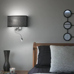 Ideal-Lux - Lampada da parete HOTEL AP2 , 32 x 23 x h11 cm,<Dmora Best Sale