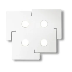 Ideal-Lux - Lampada da soffitto TOTEM PL4, Made in Italy, 56 x 51 x h3 cm,<Dmora Shop
