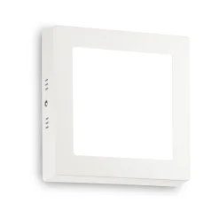 Ideal-Lux - Lampada da soffitto UNIVERSAL PL D17 SQUARE 4000K, 17 x 17 x h4 cm,<Dmora Hot