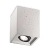 Ideal-Lux - Lampada da soffitto OAK PL1 SQUARE CEMENTO, 14 x 14 x h16 cm,<Dmora Online