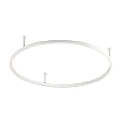 Ideal-Lux - Lampada da soffitto ORACLE SLIM PL D070 ROUND 3000K ON-OFF WH, 70 x 70 x h7 cm,<Dmora Fashion