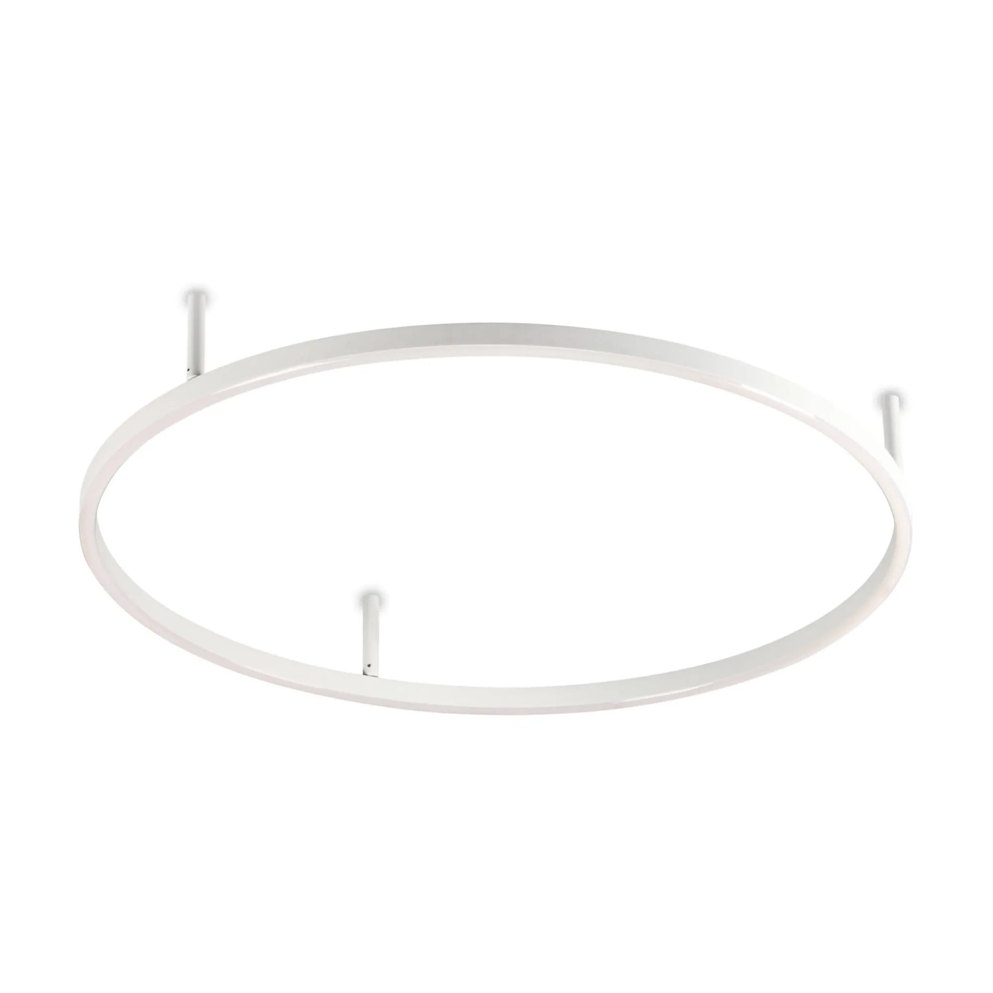Ideal-Lux - Lampada da soffitto ORACLE SLIM PL D070 ROUND 3000K ON-OFF WH, 70 x 70 x h7 cm,<Dmora Fashion