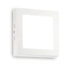 Ideal-Lux - Lampada da soffitto UNIVERSAL PL D17 SQUARE 3000K, 17 x 17 x h4 cm,<Dmora Best