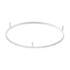 Ideal-Lux - Lampada da soffitto ORACLE SLIM PL D090 ROUND 3000K ON-OFF WH, 90 x 90 x h7 cm,<Dmora Flash Sale