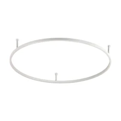 Ideal-Lux - Lampada da soffitto ORACLE SLIM PL D090 ROUND 3000K ON-OFF WH, 90 x 90 x h7 cm,<Dmora Flash Sale