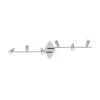 Ideal-Lux - Lampada da soffitto ALFA PL6 NICKEL, 107 x 22 x h16 cm,<Dmora Fashion