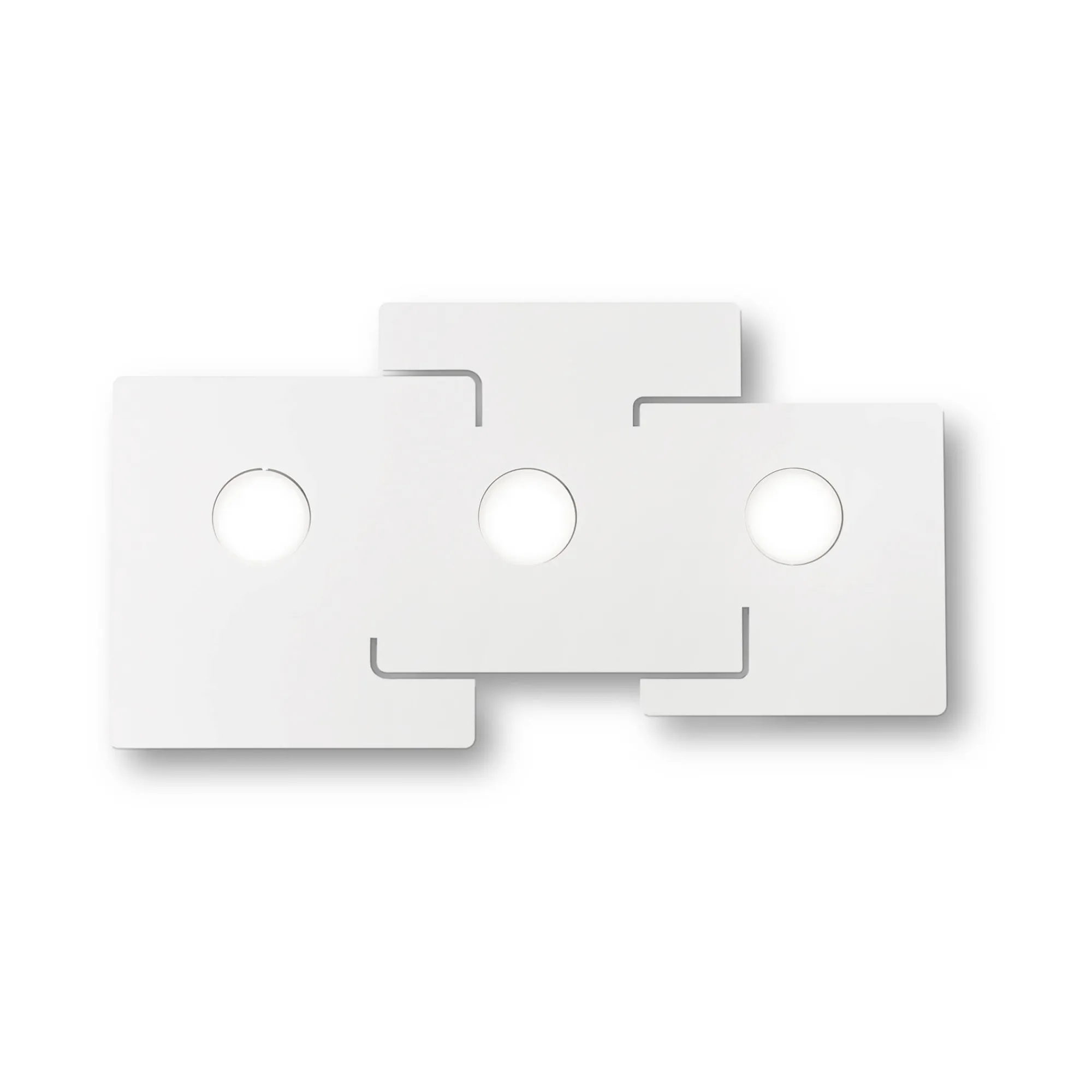 Ideal-Lux - Lampada da soffitto TOTEM PL3, Made in Italy, 64 x 35 x h3 cm,<Dmora Outlet