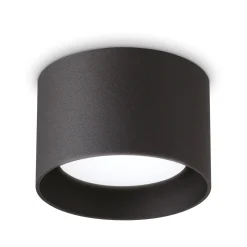 Ideal-Lux - Lampada da soffitto SPIKE PL1 ROUND , 10 x 10 x h7 cm,<Dmora Cheap