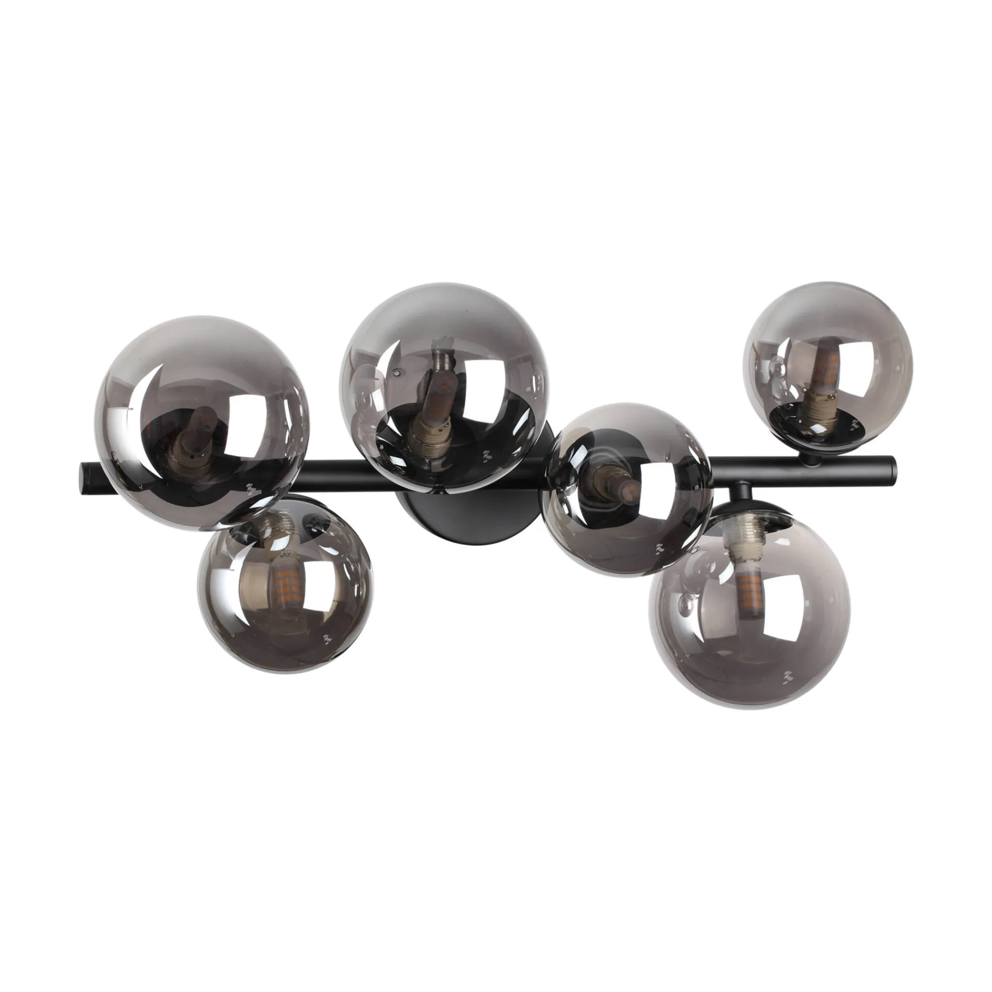 Ideal-Lux - Lampada da soffitto PERLAGE PL6 FUME', 49 x 25 x h20 cm,<Dmora Best Sale