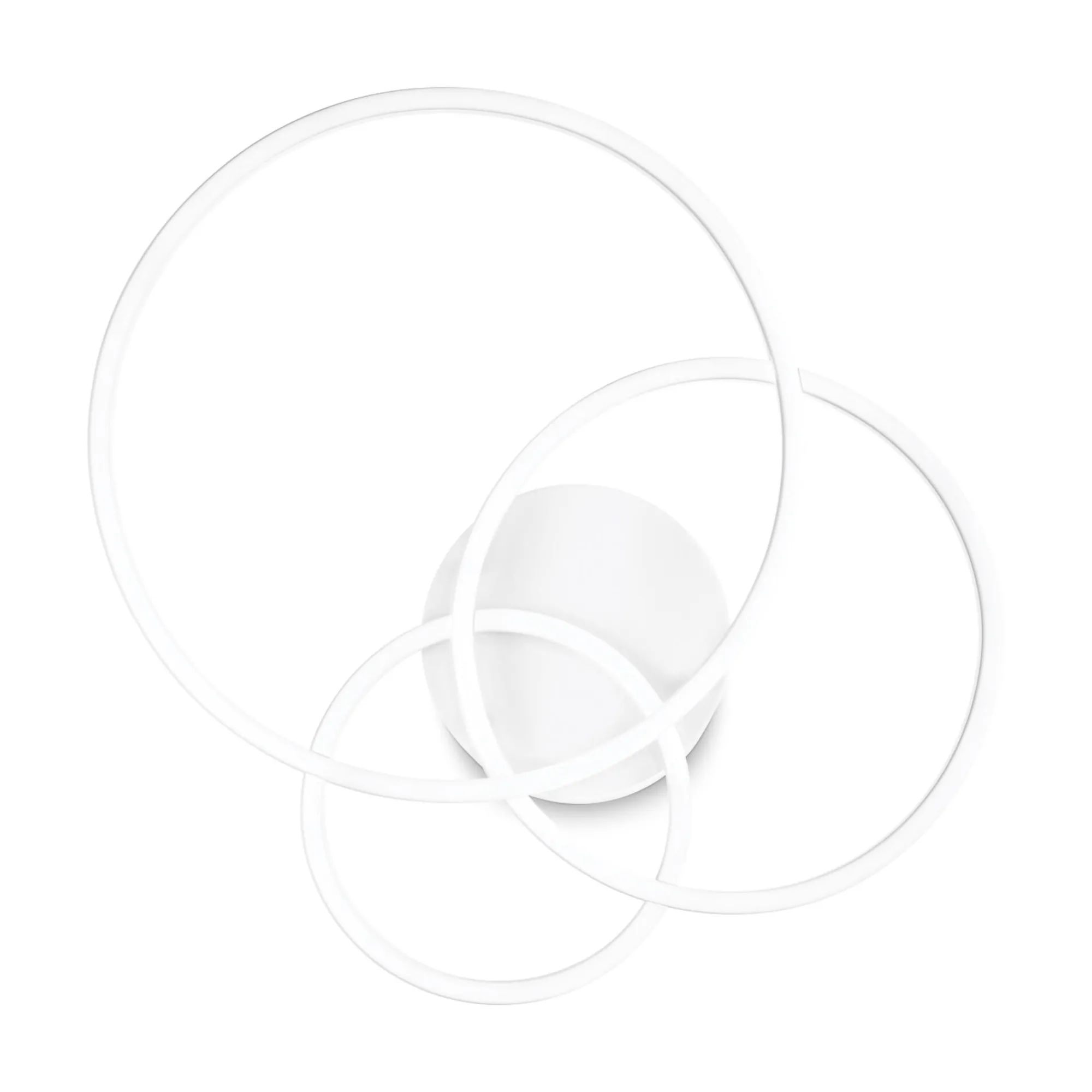 Ideal-Lux - Lampada da soffitto FRAME PL CERCHIO , 61 x 56 x h10 cm,<Dmora Outlet