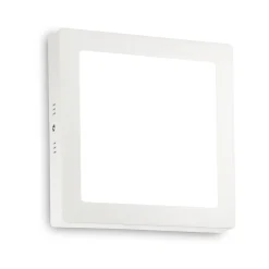Ideal-Lux - Lampada da soffitto UNIVERSAL PL D22 SQUARE 4000K, 22 x 22 x h4 cm,<Dmora Best