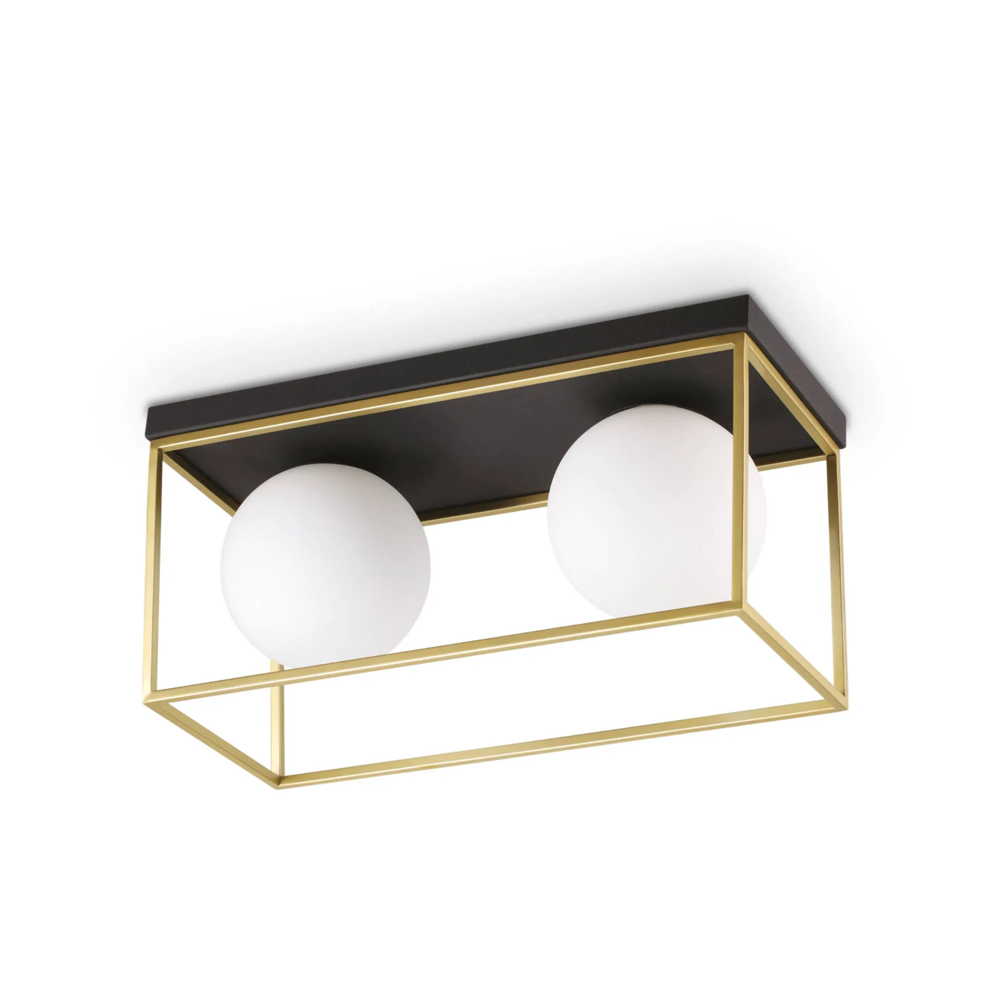Ideal-Lux - Lampada da soffitto LINGOTTO PL2 , 46 x 19 x h22 cm,<Dmora Discount
