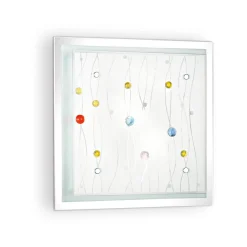 Ideal-Lux - Lampada da soffitto OCEAN PL2 COLOR, 28 x 9 x h28 cm,<Dmora Cheap