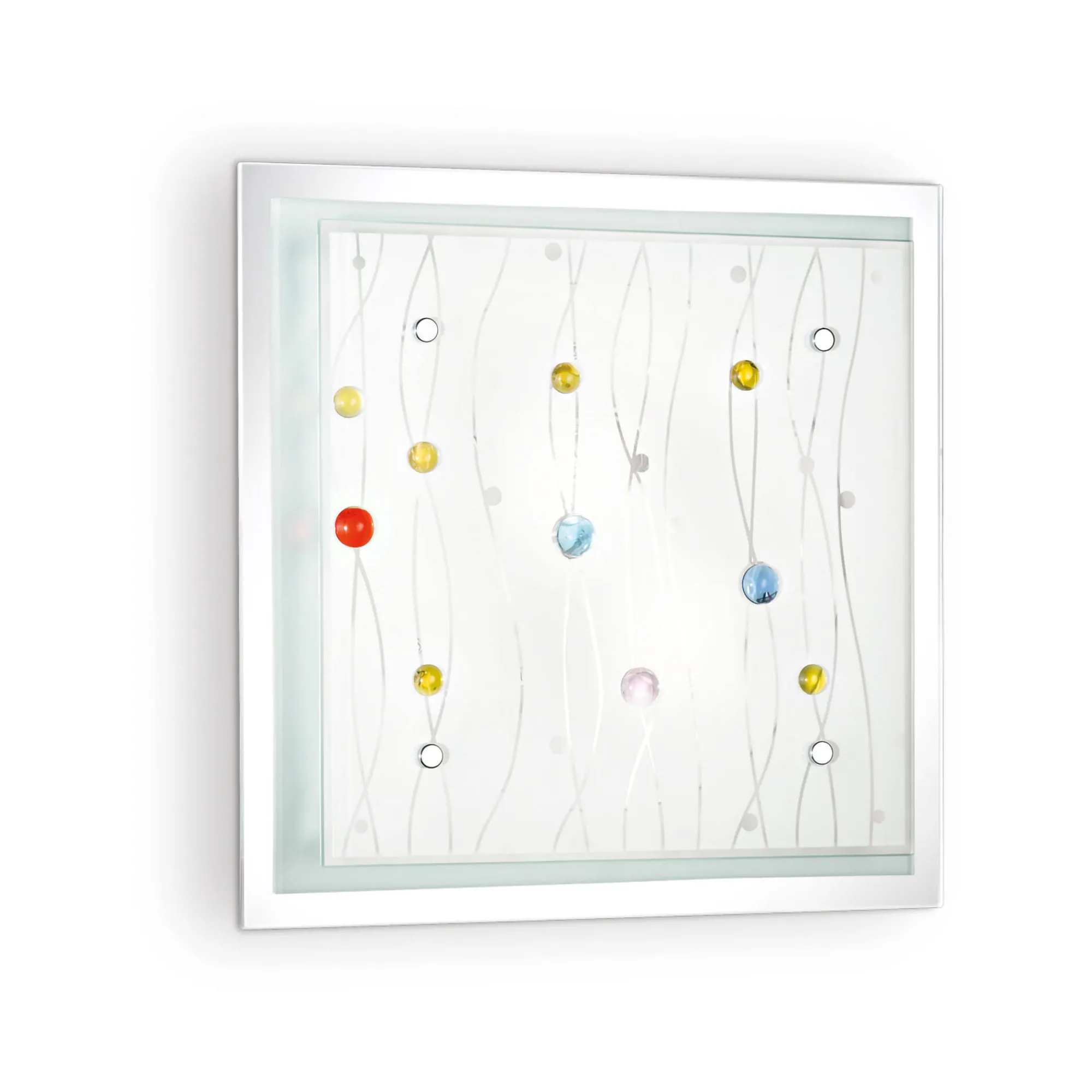 Ideal-Lux - Lampada da soffitto OCEAN PL2 COLOR, 28 x 9 x h28 cm,<Dmora Cheap