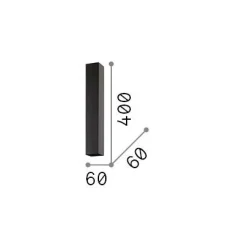 Ideal-Lux - Lampada da soffitto SKY PL1 H40 , 6 x 6 x h40 cm,<Dmora Cheap