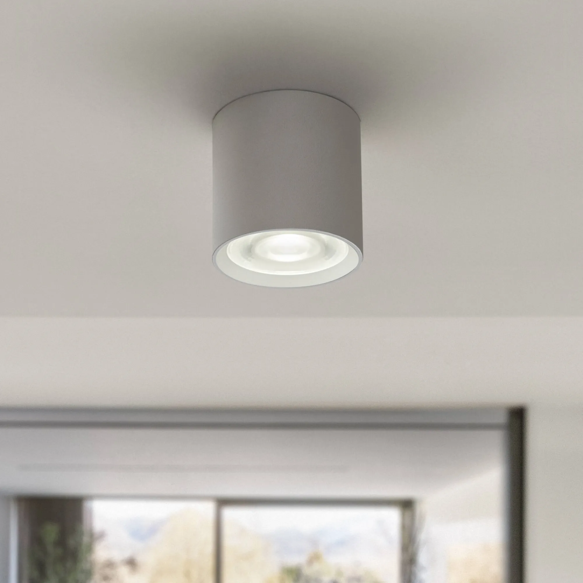 Ideal-Lux - Lampada da soffitto DOT PL ROUND 3000K, 4 x 4 x h5 cm,<Dmora Cheap