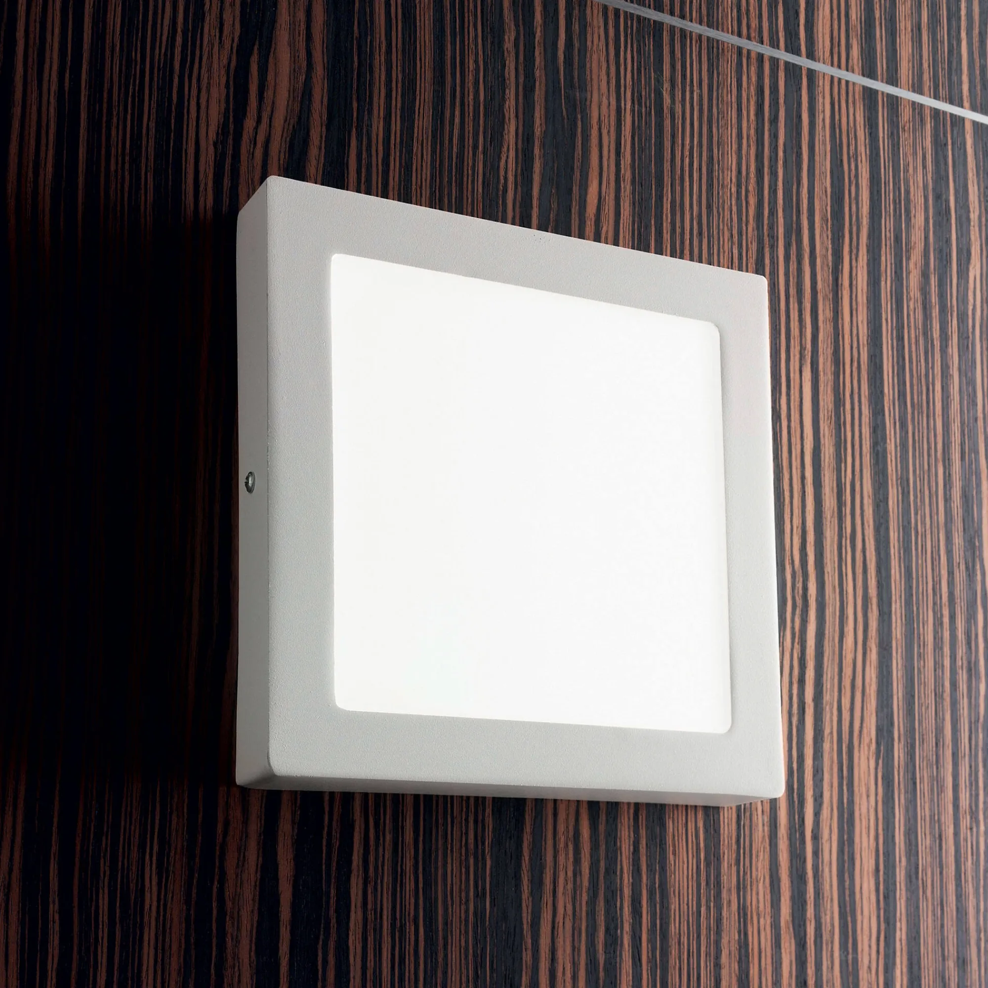 Ideal-Lux - Lampada da soffitto UNIVERSAL PL D17 SQUARE 3000K, 17 x 17 x h4 cm,<Dmora Best