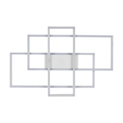Ideal-Lux - Lampada da soffitto FRAME PL RETTANGOLO , 63 x 41 x h6 cm,<Dmora Cheap