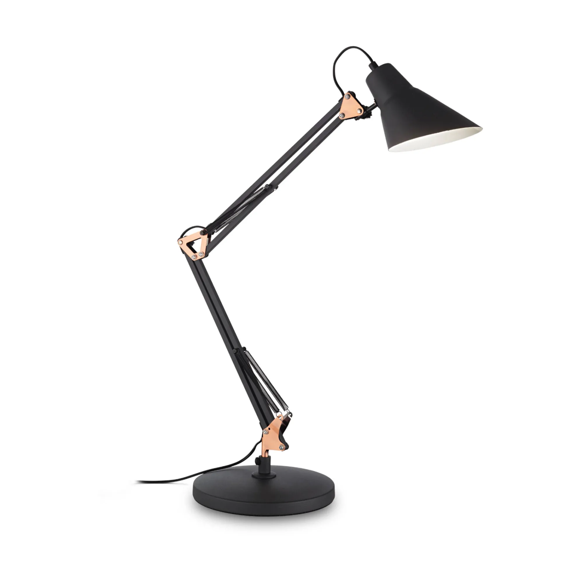 Ideal-Lux - Lampada da tavolo SALLY TL1 RAME, 23 x 36 x h58 cm,<Dmora Cheap