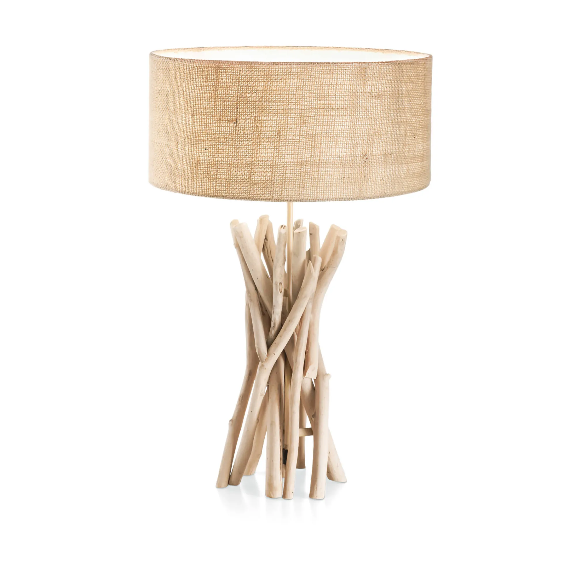 Ideal-Lux - Lampada da tavolo DRIFTWOOD TL1, 40 x 40 x h52 cm,<Dmora Discount