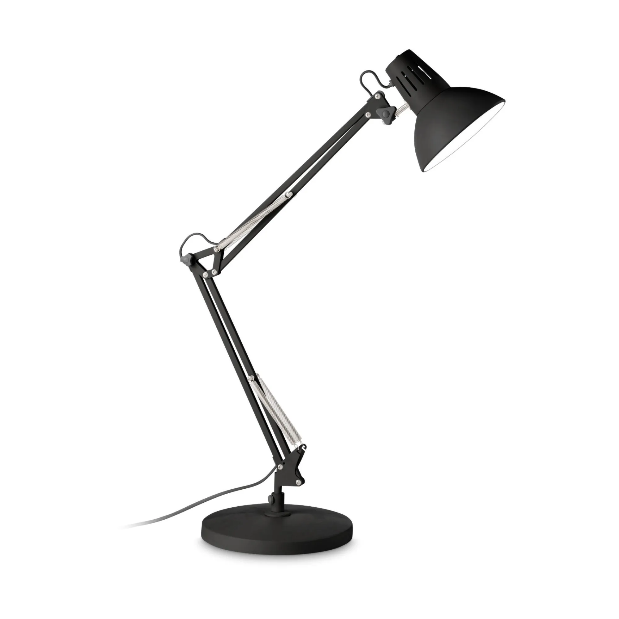 Ideal-Lux - Lampada da tavolo WALLY TL1 TOTAL BLACK, 20 x 36 x h58 cm,<Dmora Hot