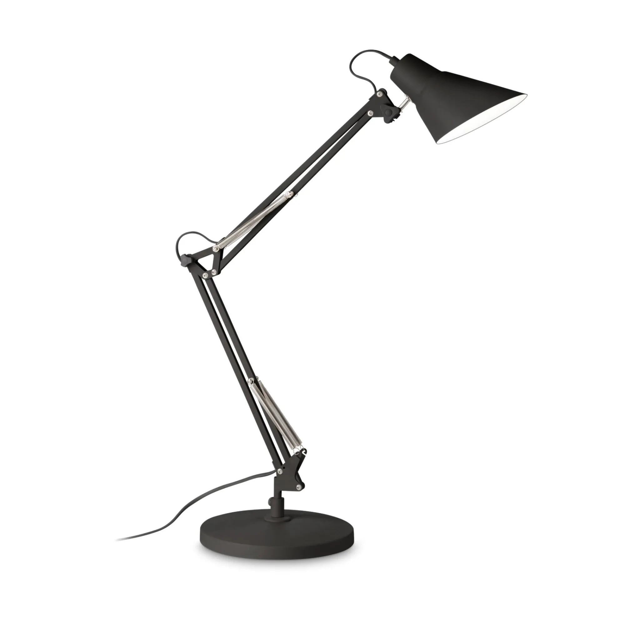 Ideal-Lux - Lampada da tavolo SALLY TL1 TOTAL BLACK, 23 x 36 x h58 cm,<Dmora Cheap