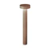 Ideal-Lux - Lampada outdoor TESLA PT4 H80 COFFEE, 21 x 21 x h80 cm,<Dmora Outlet