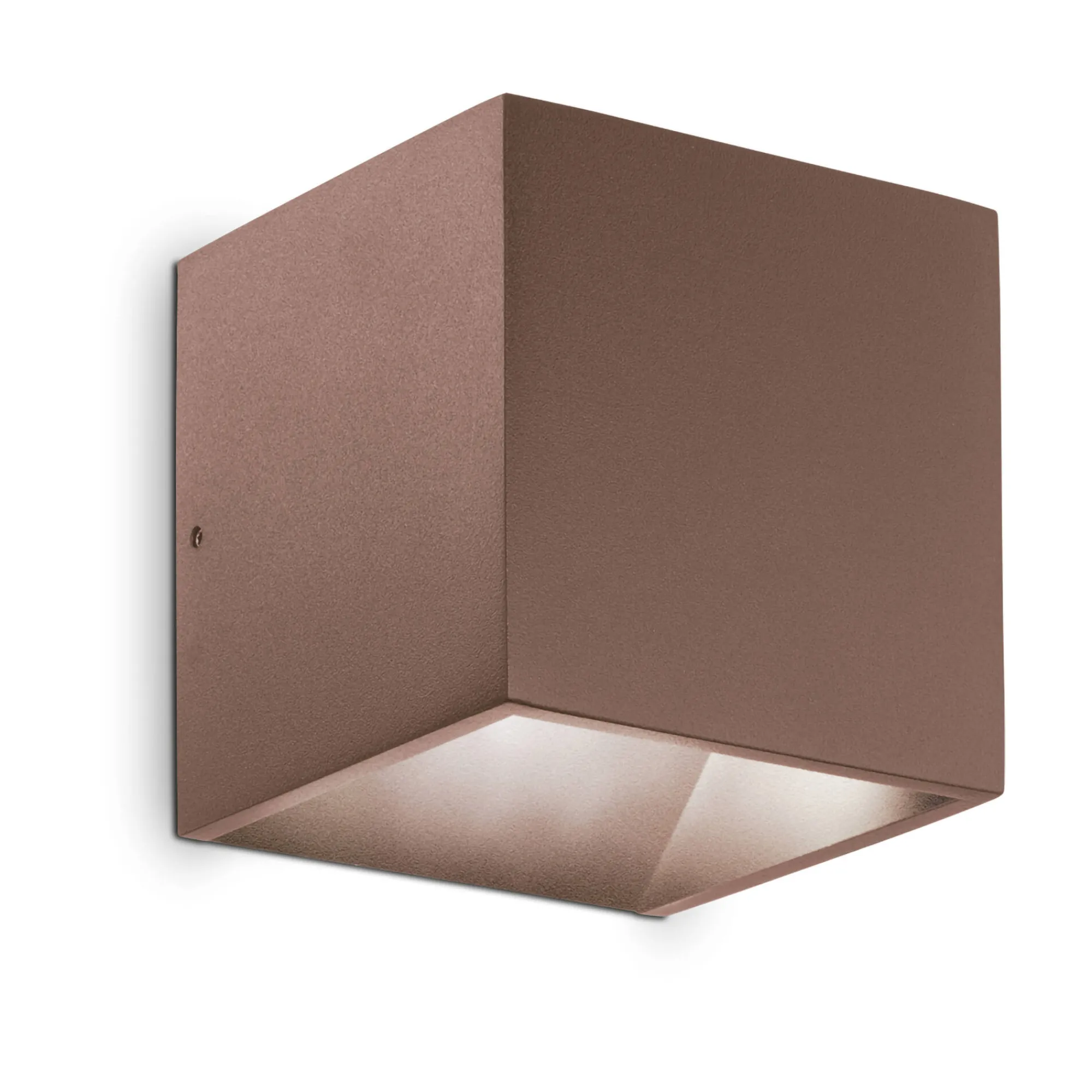 Ideal-Lux - Lampada outdoor RUBIK AP COFFEE 4000K, 10 x 10 x h10 cm,<Dmora Store