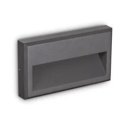 Ideal-Lux - Lampada outdoor FEBE-1 AP 3000K, 23 x 13 x h3 cm,<Dmora Discount