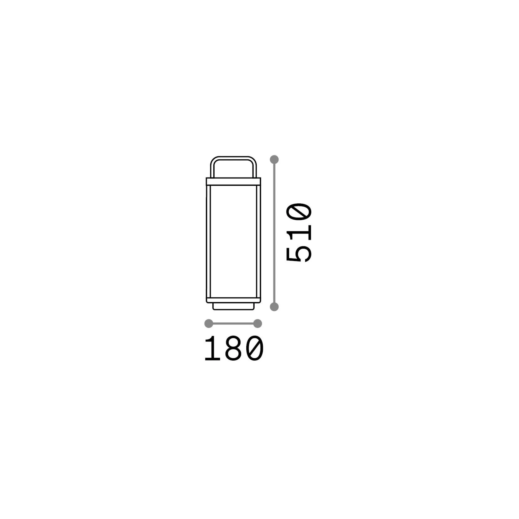 Ideal-Lux - Lampada outdoor STARDUST TL H51, 18 x 18 x h51 cm,<Dmora Sale