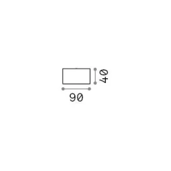 Ideal-Lux - Lampada outdoor CLIO MPL1 COFFEE, 9 x 9 x h4 cm,<Dmora Fashion