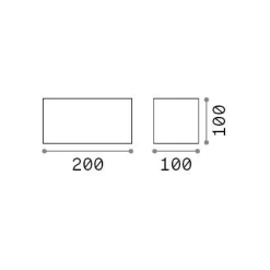 Ideal-Lux - Lampada outdoor ATOM AP D20 , 20 x 10 x h10 cm,<Dmora Sale