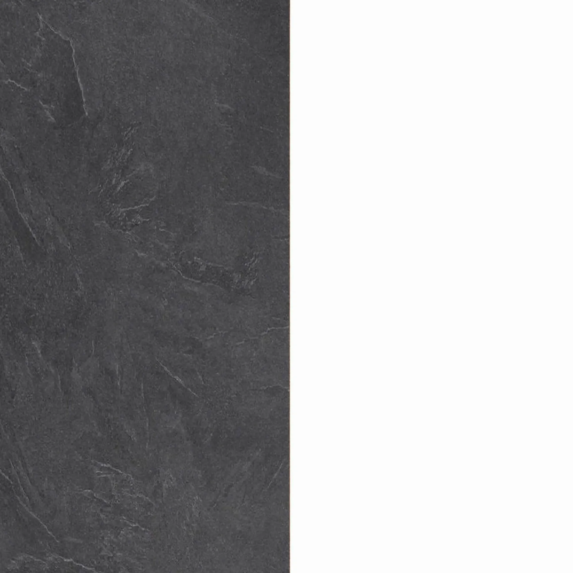 Isola da cucina Abern, 160x90h90 cm, Bianco lucido e Ardesia<Dmora Outlet