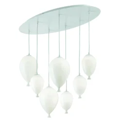 Lampada a sospensione, Lampadario, Luminare sospeso, Lampada a pendente, 80x30h50 cm,<Dmora Best