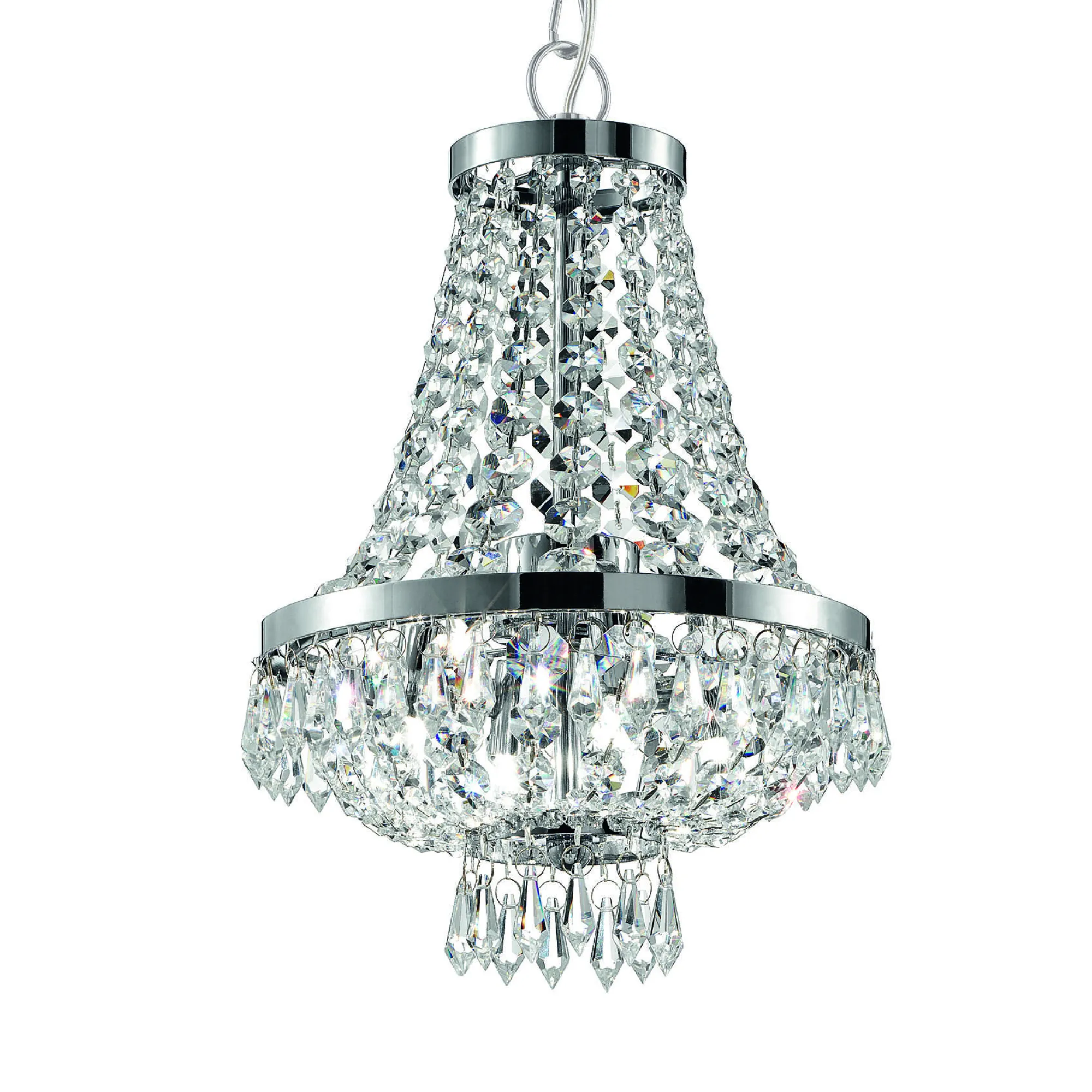 Lampada a sospensione, Lampadario, Luminare sospeso, Lampada a pendente, 25x25h55 cm,<Dmora Online
